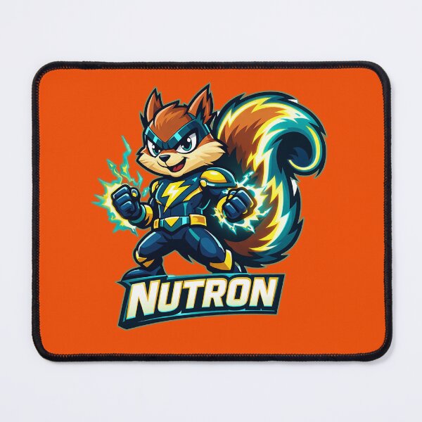 Item preview, Nutron the Electric Squirrel Hero designed and sold by SecretSquirrellDesigns.