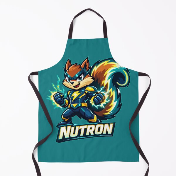 Item preview, Nutron the Electric Squirrel Hero designed and sold by SecretSquirrellDesigns.