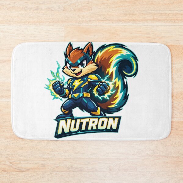 Item preview, Nutron the Electric Squirrel Hero designed and sold by SecretSquirrellDesigns.