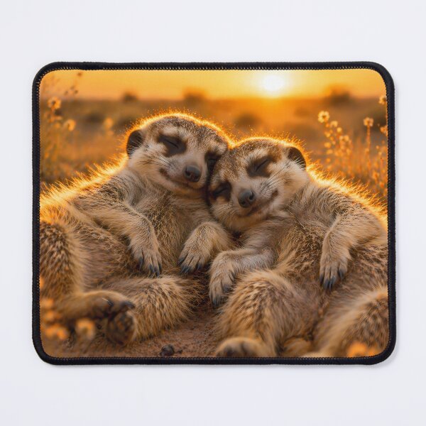 Item preview, Cuddly meerkats - warmth, peace & security designed and sold by Spirit75.