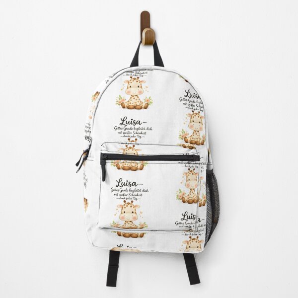 Item preview, Personalized Giraffe Children's Room Poster with the name Luisa designed and sold by LoveNurseries.