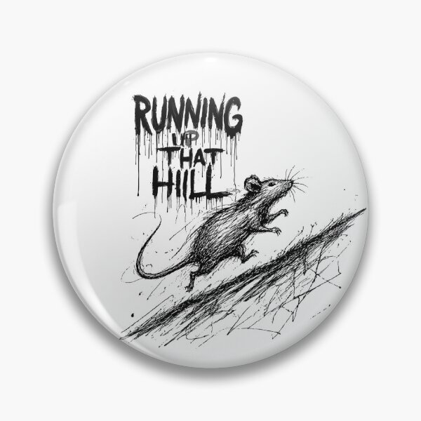 Item preview, Running Up That Hill – Dark Grunge Rat Art designed and sold by The Sandy Design Store.