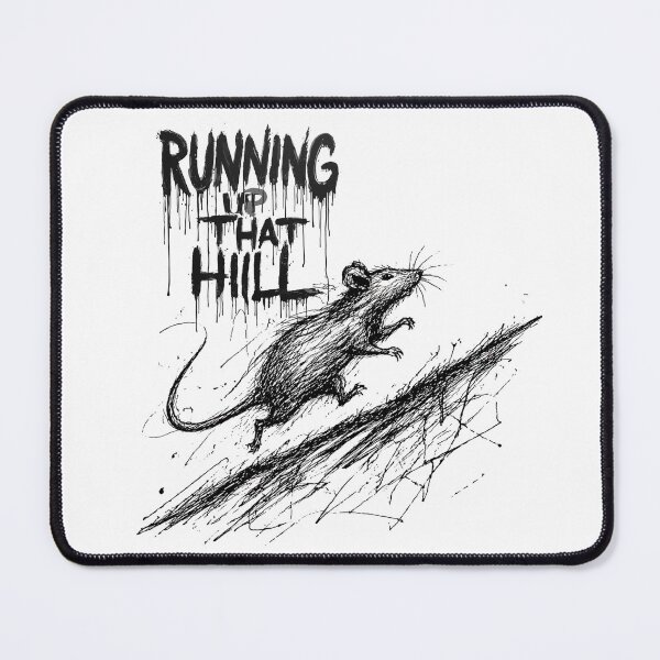 Item preview, Running Up That Hill – Dark Grunge Rat Art designed and sold by The Sandy Design Store.