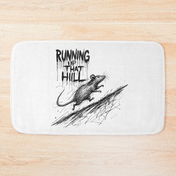 Item preview, Running Up That Hill – Dark Grunge Rat Art designed and sold by The Sandy Design Store.