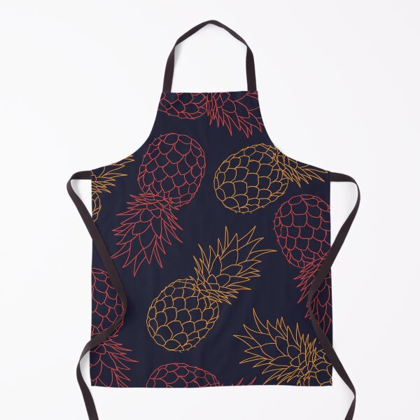 Item preview, Tropical Pineapple & Leaf Pattern – Cute Summer Fruit Seamless Print designed and sold by SaDesign99.