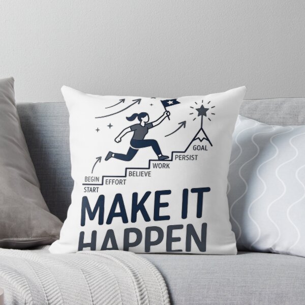 Item preview, Make It Happen: A Motivational Journey to Your Goals designed and sold by AlexLerry.