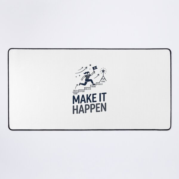Item preview, Make It Happen: A Motivational Journey to Your Goals designed and sold by AlexLerry.
