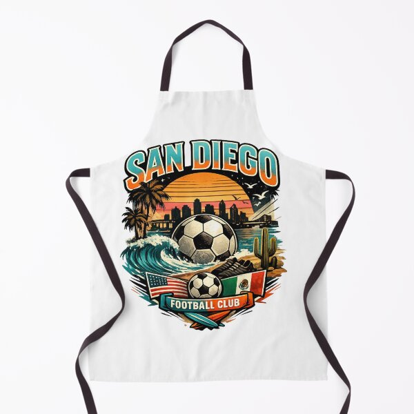 Item preview, San Diego Soccer Design Sunset Beach Football Fan Shirt Coastal Style Graphic California Skyline Sports Gift MLS Inspired designed and sold by GarnerSupplyCo.