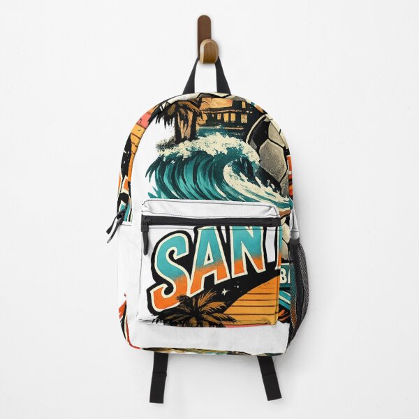 Item preview, San Diego Soccer Design Sunset Beach Football Fan Shirt Coastal Style Graphic California Skyline Sports Gift MLS Inspired designed and sold by GarnerSupplyCo.
