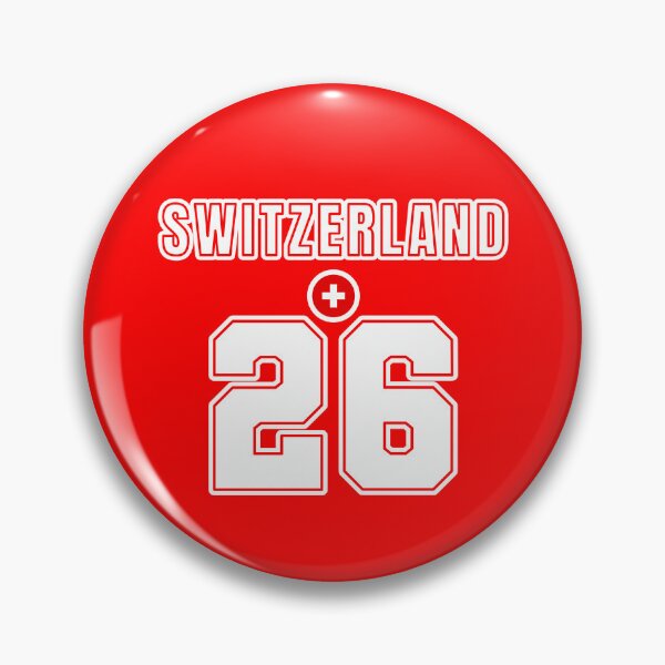 Item preview, Switzerland 26 Football Shirt Style Design – Switzerland National Team Apparel designed and sold by The Hairy Melon.