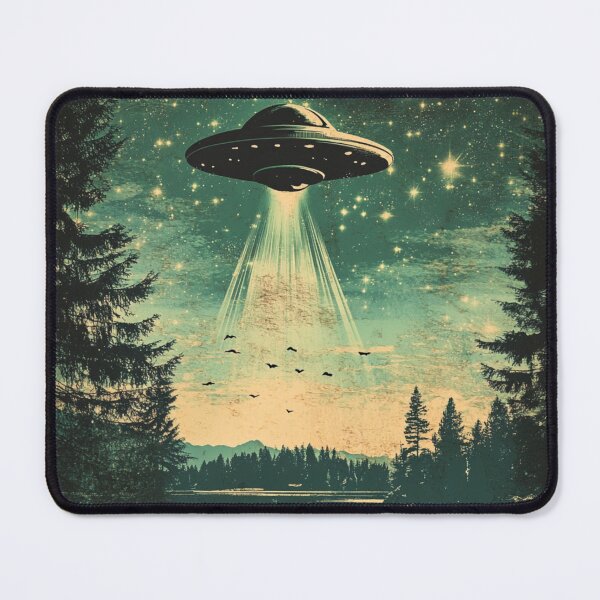 Item preview, Midnight UFO Over The Lake designed and sold by GrinGalore.