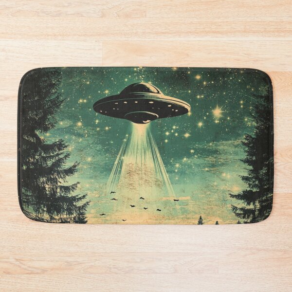Item preview, Midnight UFO Over The Lake designed and sold by GrinGalore.