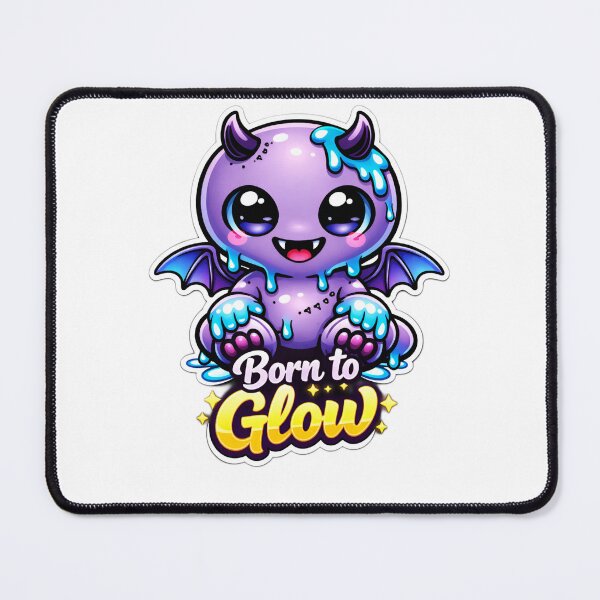 Item preview, Born to Glow Kawaii Demon – Cute Horror Glow Monster Aesthetic designed and sold by CosmicSplendor.