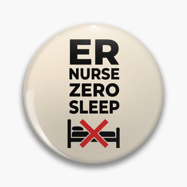Item preview, ER Nurse Zero Sleep Funny Night Shift Nursing Student Gift Design designed and sold by Dantin.