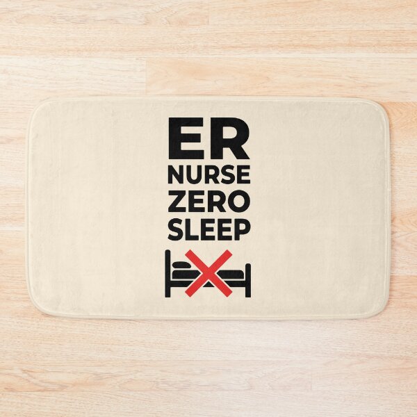 Item preview, ER Nurse Zero Sleep Funny Night Shift Nursing Student Gift Design designed and sold by Dantin.