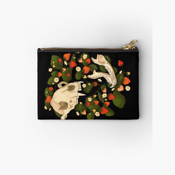 Item preview, Warm Raccoon Skull Strawberries designed and sold by Wonderspell Studio.