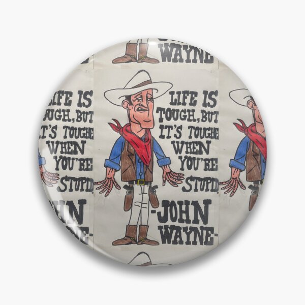 Item preview, John Wayne designed and sold by Clinton James Weydert.