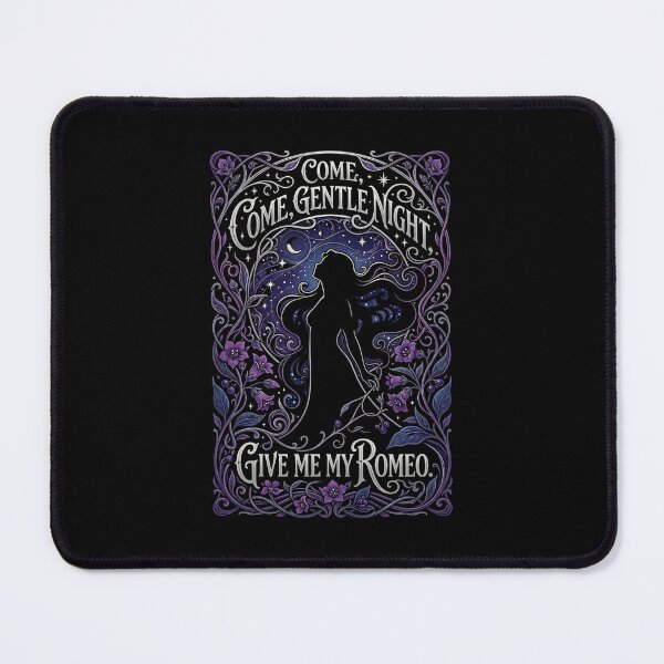 Item preview, Come Gentle Night Give Me My Romeo Juliet Quote designed and sold by Fenay Designs.