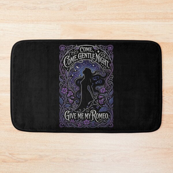 Item preview, Come Gentle Night Give Me My Romeo Juliet Quote designed and sold by Fenay Designs.
