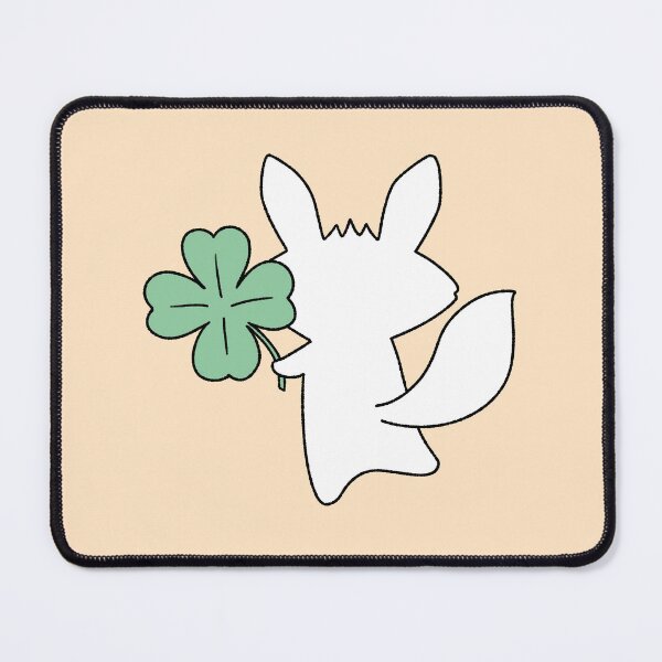 Item preview, Lucky Fox with Four Leaf Clover Back View designed and sold by ubborn.