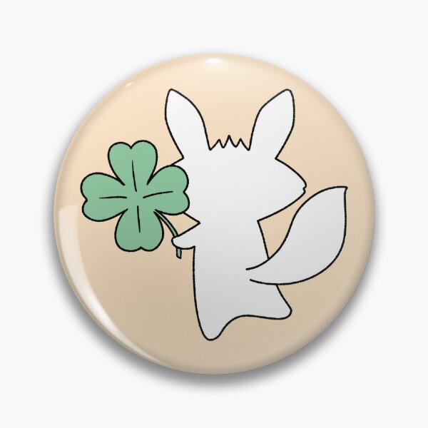 Item preview, Lucky Fox with Four Leaf Clover Back View designed and sold by ubborn.