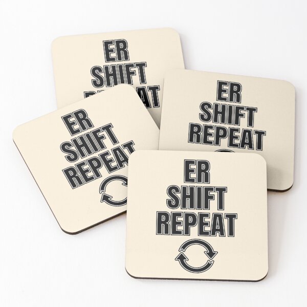 Item preview, ER Shift Repeat Funny Nurse Cycle Gift for ER Staff Design designed and sold by Dantin.