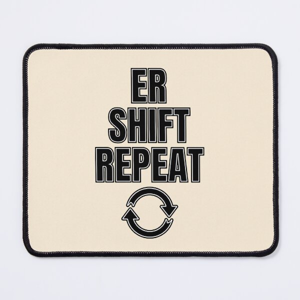 Item preview, ER Shift Repeat Funny Nurse Cycle Gift for ER Staff Design designed and sold by Dantin.