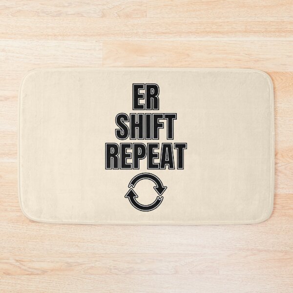 Item preview, ER Shift Repeat Funny Nurse Cycle Gift for ER Staff Design designed and sold by Dantin.