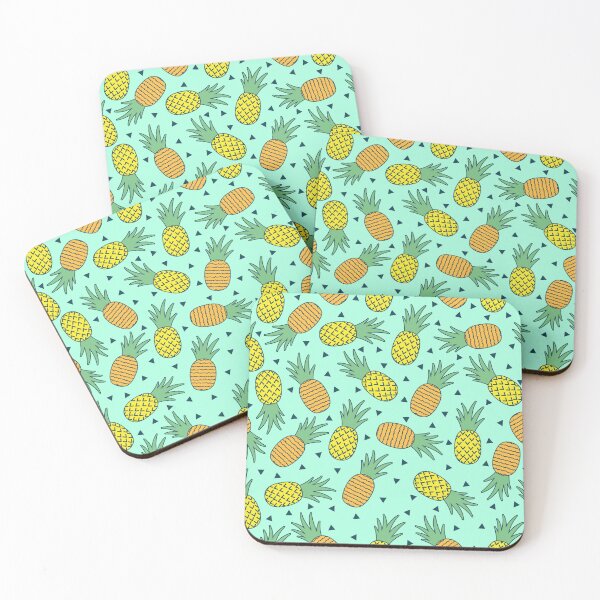 Item preview, Colorful Pineapple Pattern – Tropical Summer Fruit Seamless Cute Print designed and sold by SaDesign99.