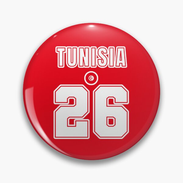 Item preview, Tunisia 26 Football Shirt Style Design – Tunisia National Team Apparel designed and sold by The Hairy Melon.