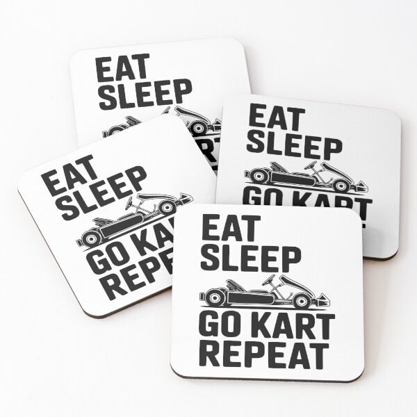 Item preview, Eat Sleep Go Kart Repeat designed and sold by Frank Ring.