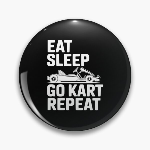 Item preview, Eat Sleep Go Kart Repeat designed and sold by Frank Ring.