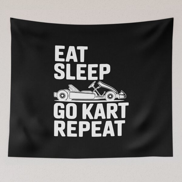 Item preview, Eat Sleep Go Kart Repeat designed and sold by Frank Ring.