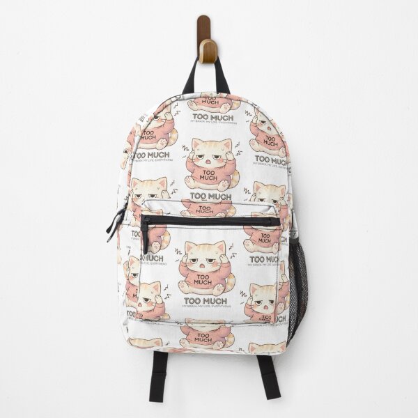 Item preview, Too Much Cat | Cute Kawaii Aesthetic | Overstimulated Mood Design designed and sold by The Mood Index.