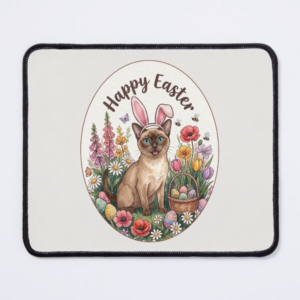 Item preview, Funny Tonkinese Cat Happy Easter Egg Bunny Boys Girls Kids designed and sold by FurryHavenPH.