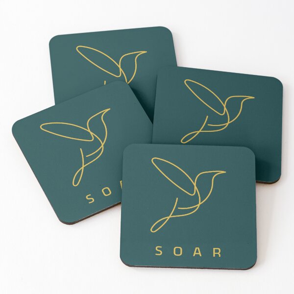 Item preview, Soar Bird Line Art | Minimalist One Line Drawing | Freedom Nature Design designed and sold by Slow Vibes Designs.