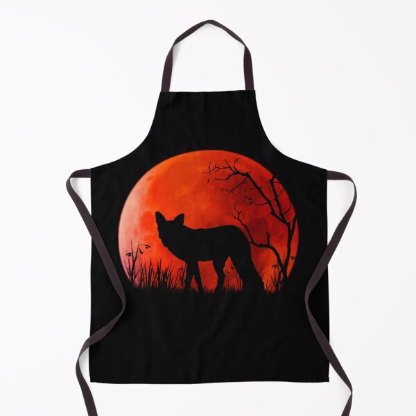 Item preview, Dark Orange Moon Fox Silhouette Aesthetic Design designed and sold by StyleBloomes.