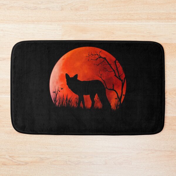 Item preview, Dark Orange Moon Fox Silhouette Aesthetic Design designed and sold by StyleBloomes.