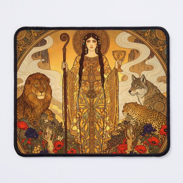 Item preview, Circe Daughter of Helios | Greek Goddess Sorceress Art Nouveau designed and sold by Stoneflower-Art.