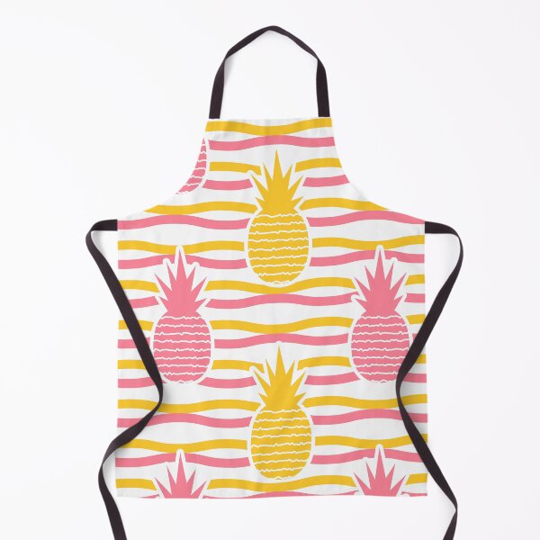 Item preview, Retro Pineapple Wave Pattern – Bold Tropical Seamless Summer Pop Art Print designed and sold by SaDesign99.