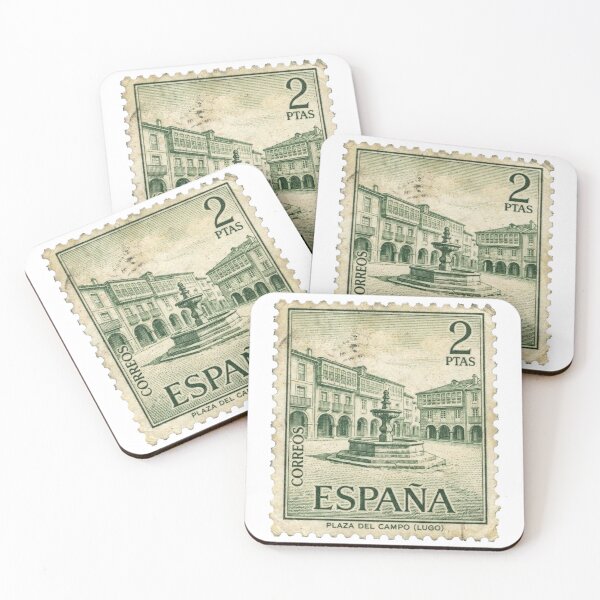 Item preview, Vintage Spain Postage Stamp designed and sold by brkvdesign.