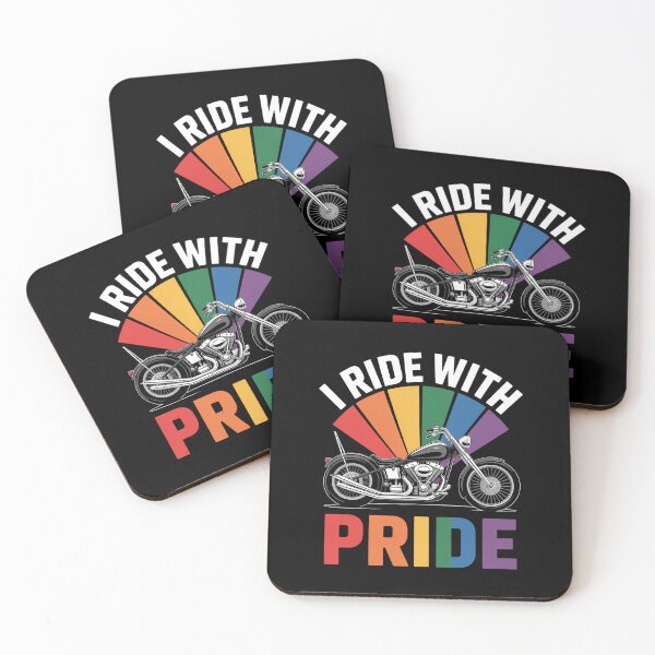 Item preview, pride gay rainbow motorcycle lover queer designed and sold by isatnelkaitio.