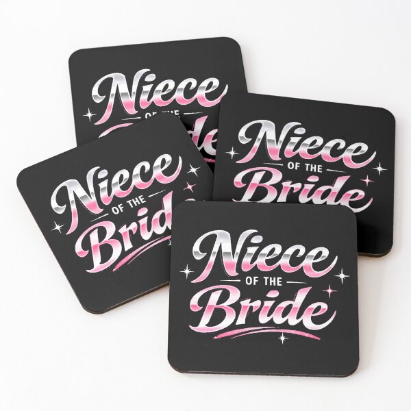 Item preview, Niece of the Bride Pink Wedding Party Script designed and sold by JackCurtis1991.
