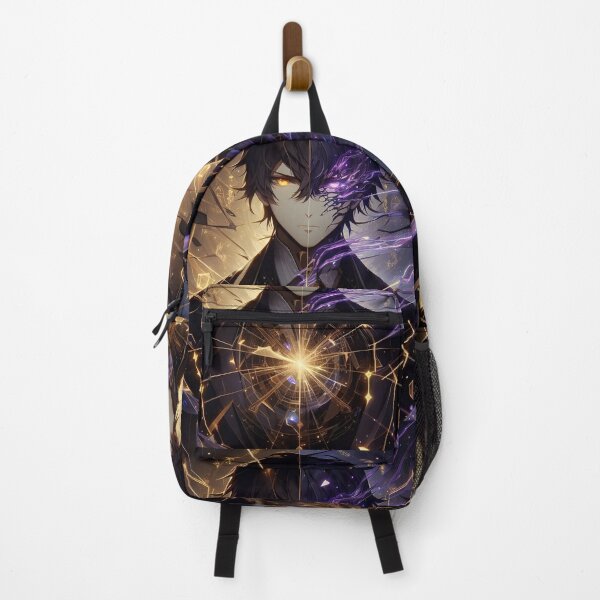 Item preview, Shattered Crown: The Anime Boy of Golden Order and Void-Corrupted Duality designed and sold by MouradStudio.