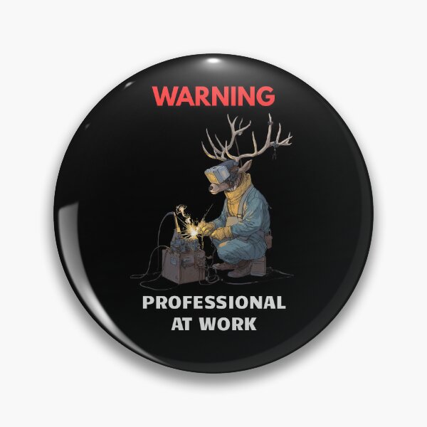 Item preview, Funny Welding Gifts - Warning, Professional At Work - Welder Humor Gift designed and sold by ZubekStudio.