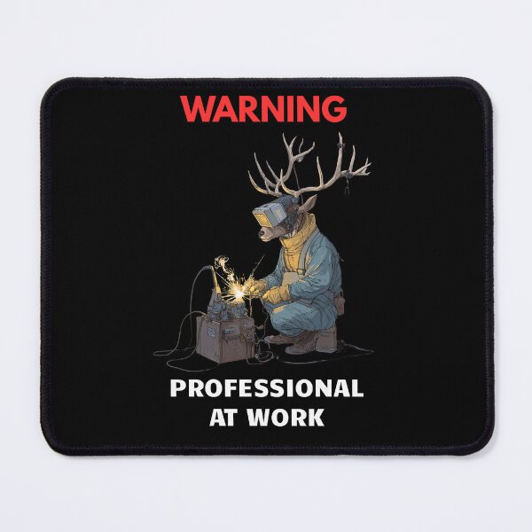 Item preview, Funny Welding Gifts - Warning, Professional At Work - Welder Humor Gift designed and sold by Jacob Zubek.