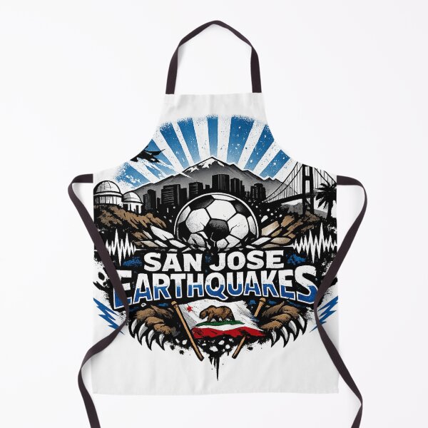 Item preview, San Jose Earthquakes Soccer Design California Skyline Football Fan Shirt Bay Area Sports Graphic MLS Inspired Gift designed and sold by GarnerSupplyCo.