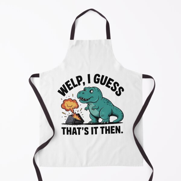 Item preview, I Guess Welp That's It Then Dinosaur T-Rex Sticker designed and sold by Mr-wow.