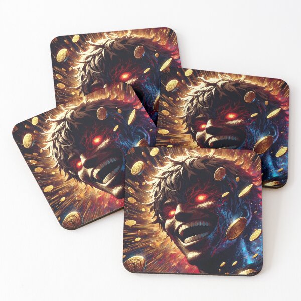 Item preview, The Price of Power: Demonic Anime Villain Consumed by Cosmic Greed and Madness designed and sold by MouradStudio.