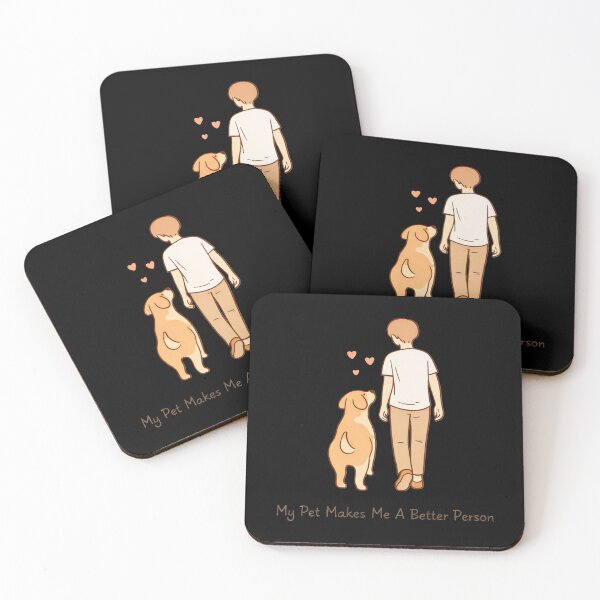 Item preview, My Pet Makes Me A Better Person – Dog Lover Shirt designed and sold by Safe Haven Pets.